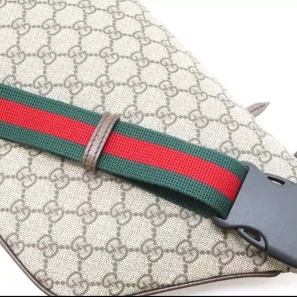 EUC Gucci Courrier Coated Canvas GG Zip XL Belt Bag - Picture 10 of 13